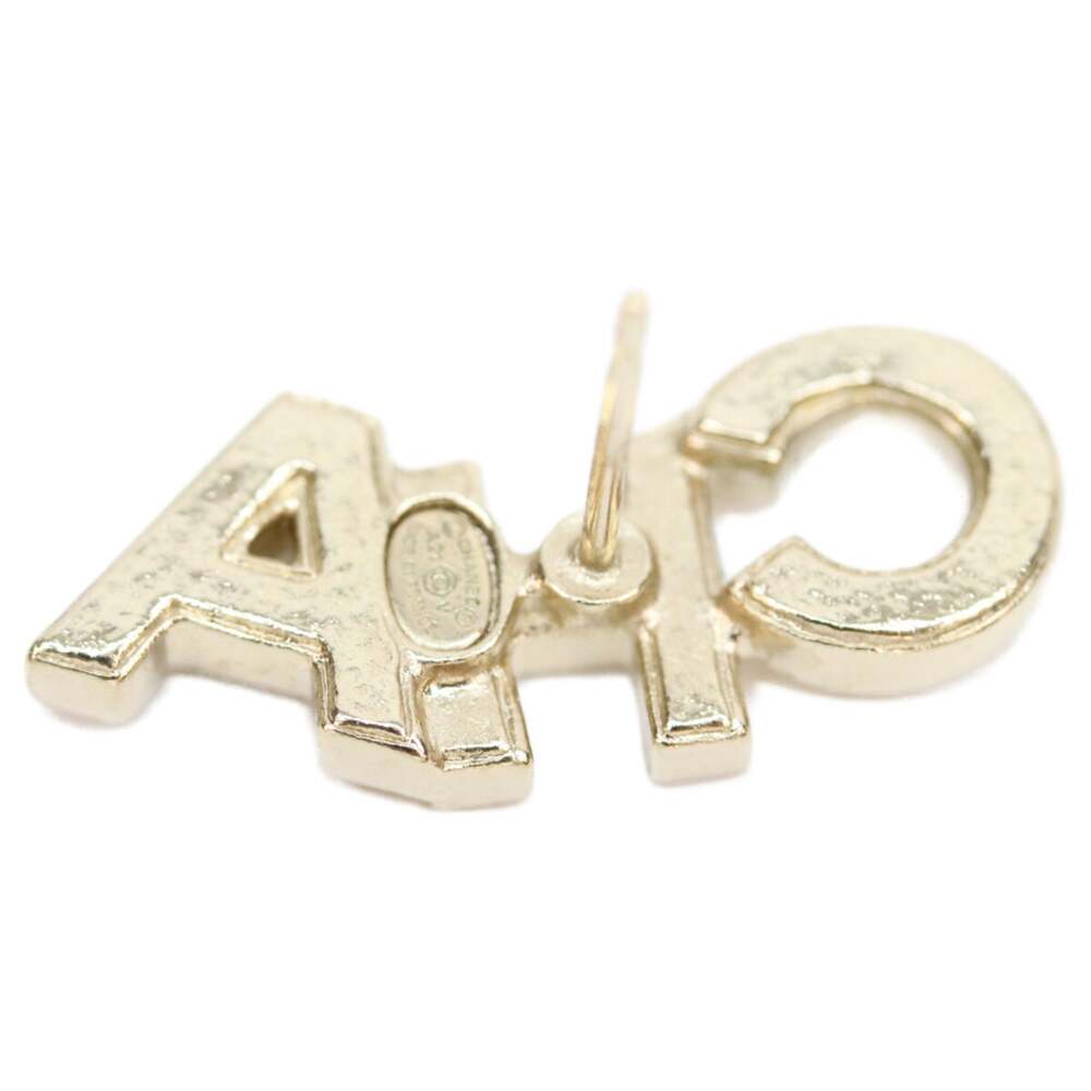 Chanel Earrings Rhinestone Gold-Tone #243974C12B - Picture 5 of 5